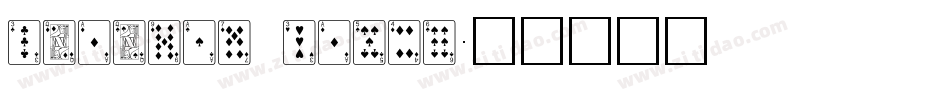Playing Cards字体转换